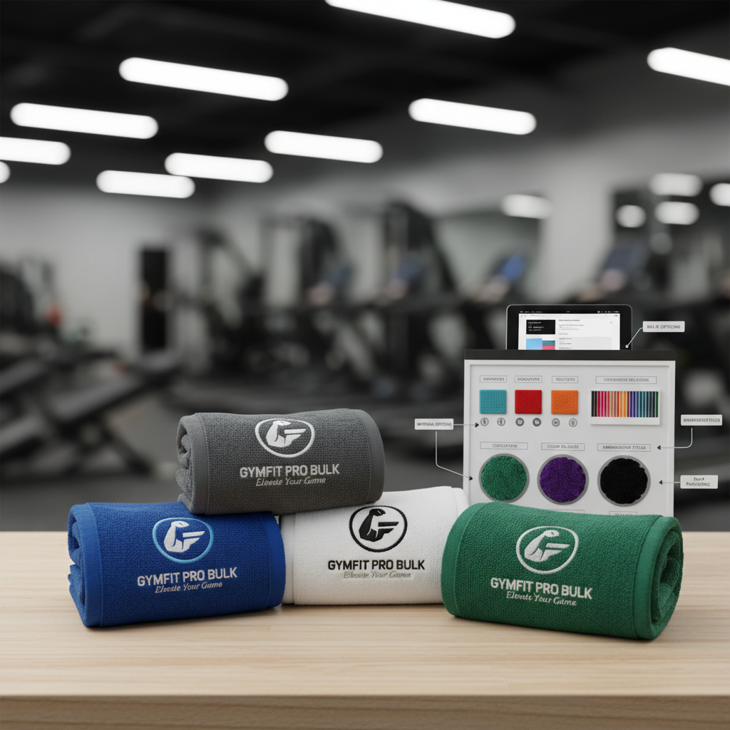 Logolu Spor Havlusu - Özel Baskı Örneği